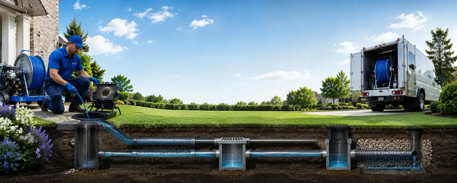 Outdoor drain cleaning information for Gypsum, OH